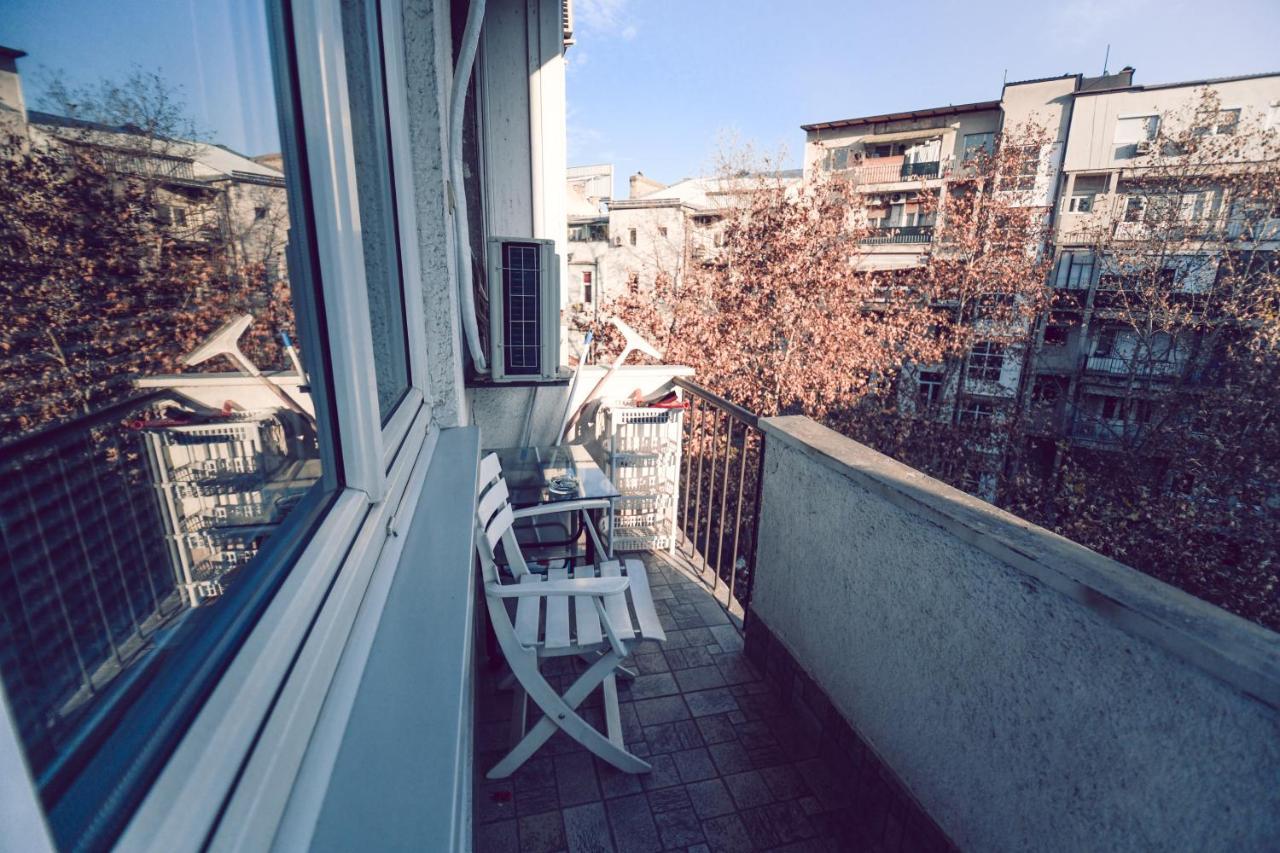 Square Vanilla Apartments Skopje Buitenkant foto